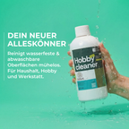 Hobbycleaner Flasche in der Hand