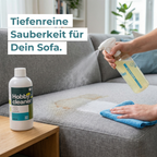 Sofa-Reinigung mit Hobbycleaner