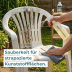 Gartenstuhl Reinigung mit Hobbycleaner