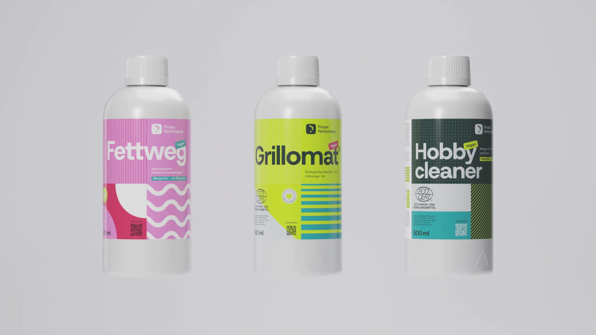 Kurzvideo über die Produkte Kalkab, Hobbycleaner und Grillomat