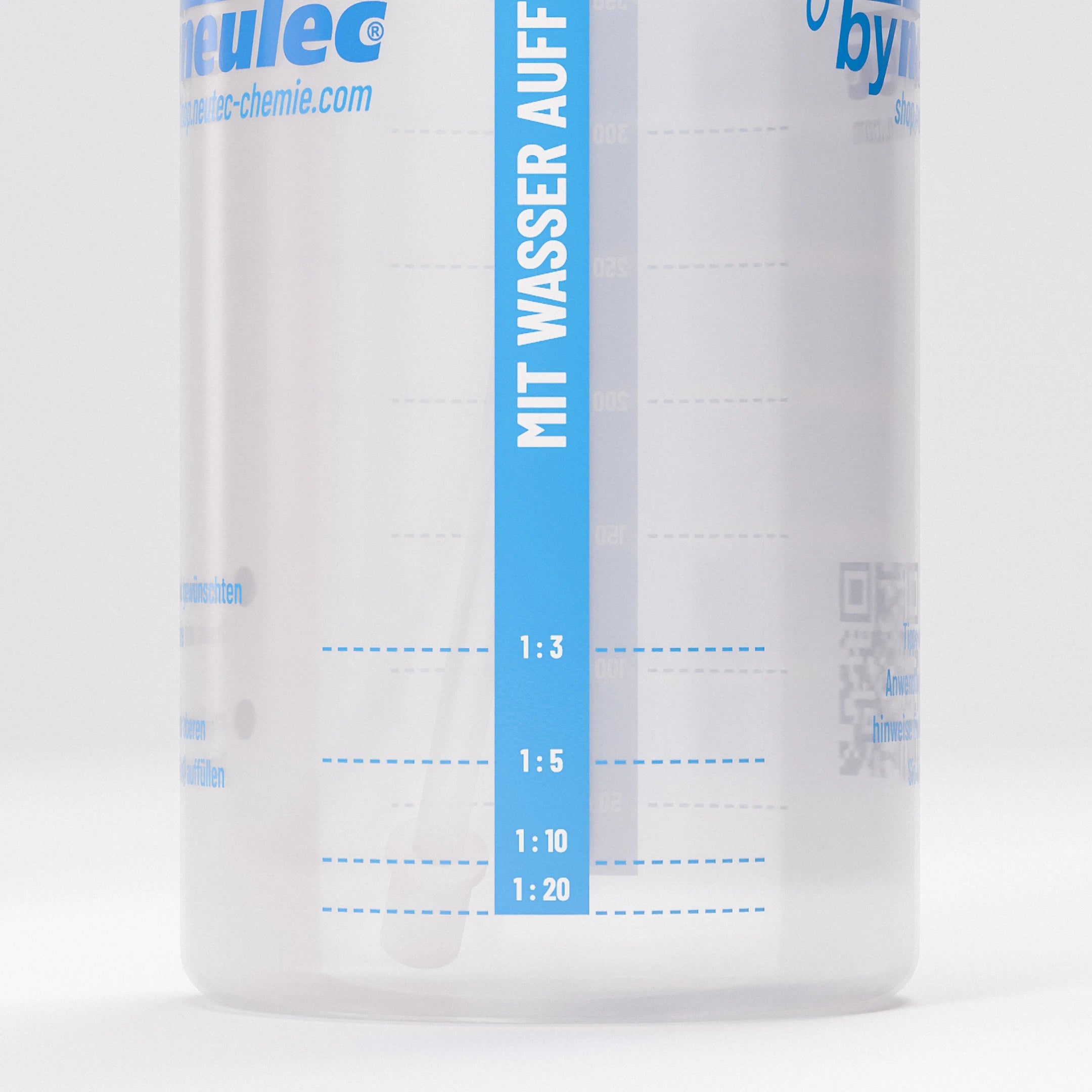 Detailansicht Sprühflasche Skala